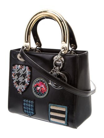 Christian Dior Leather Lady Dior Medium