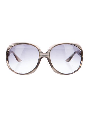 Christian Dior Glossy Oversize Sunglasses