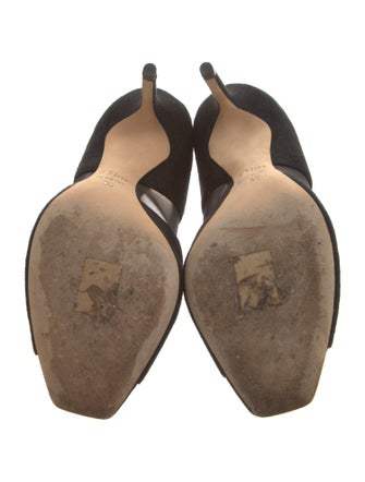 Christian Dior Suede Mesh Accents Lace-Up Boots