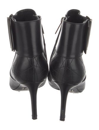 Christian Dior Cannage Pattern Leather Boots