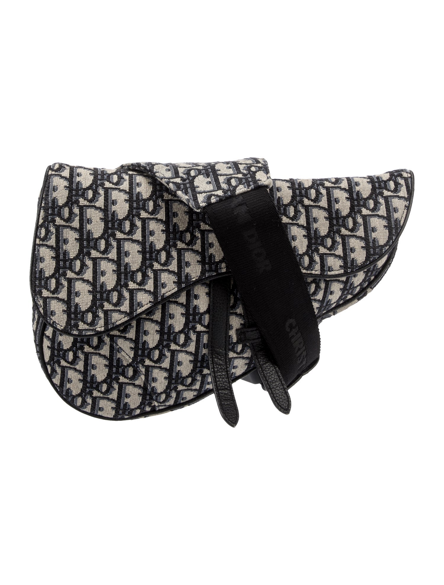 SIGNATURE CHAIN BAG 21 IN BLUE OBLIQUE JACQUARD