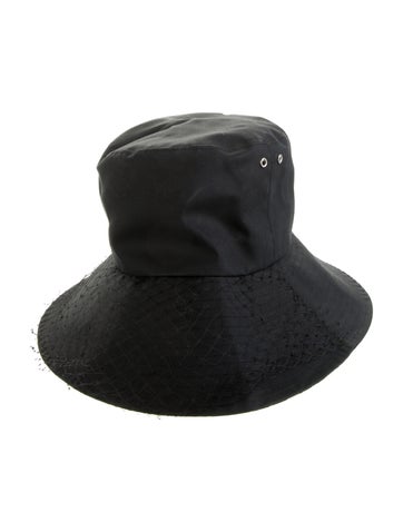 Christian Dior Hats Teddy Bucket Hat w/Veil