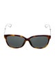 Christian Dior Square Tinted Sunglasses
