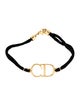 Christian Dior CD Cord Wrap Bracelet