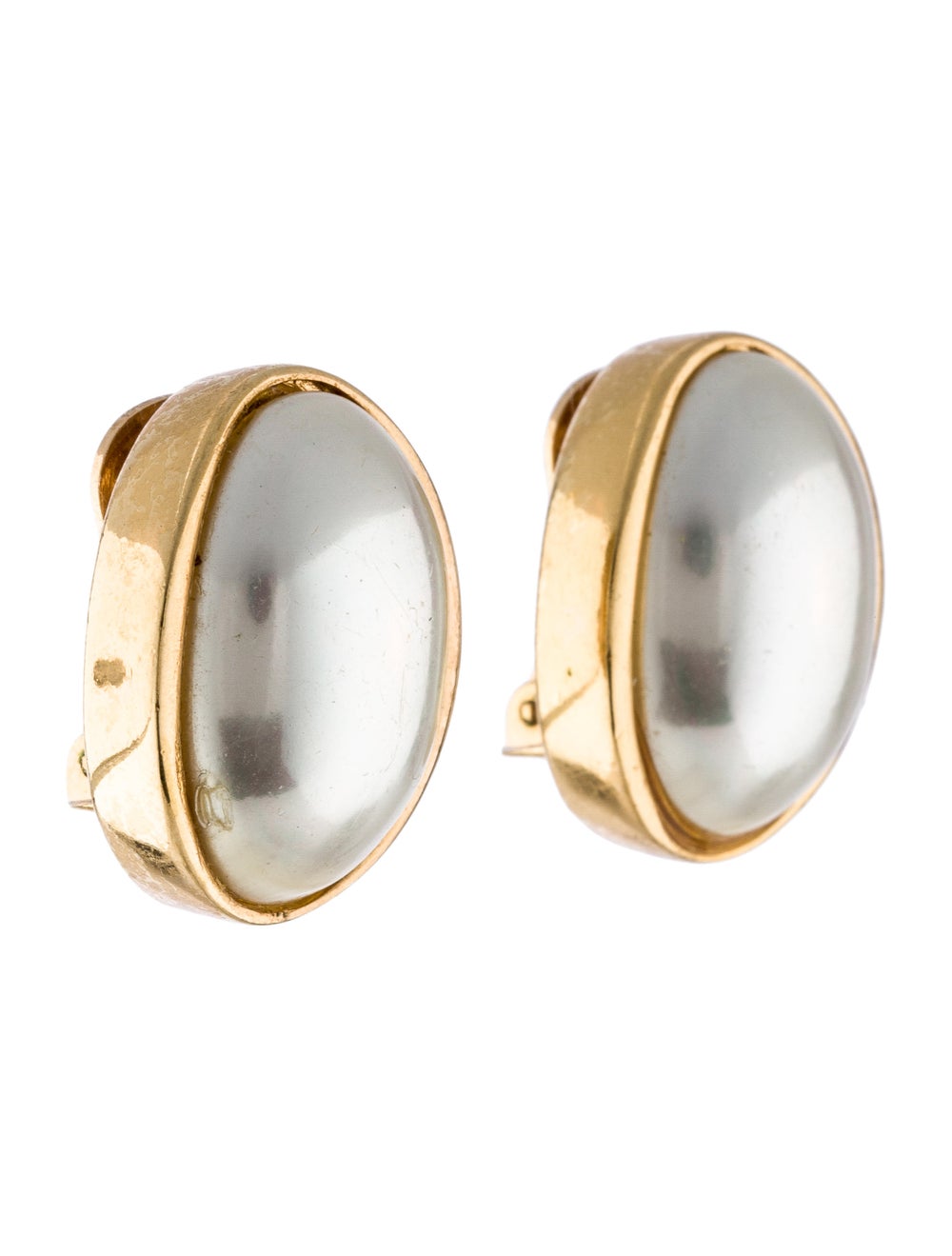Christian Dior Faux Pearl ClipOn Earrings Earrings CHR47599 The