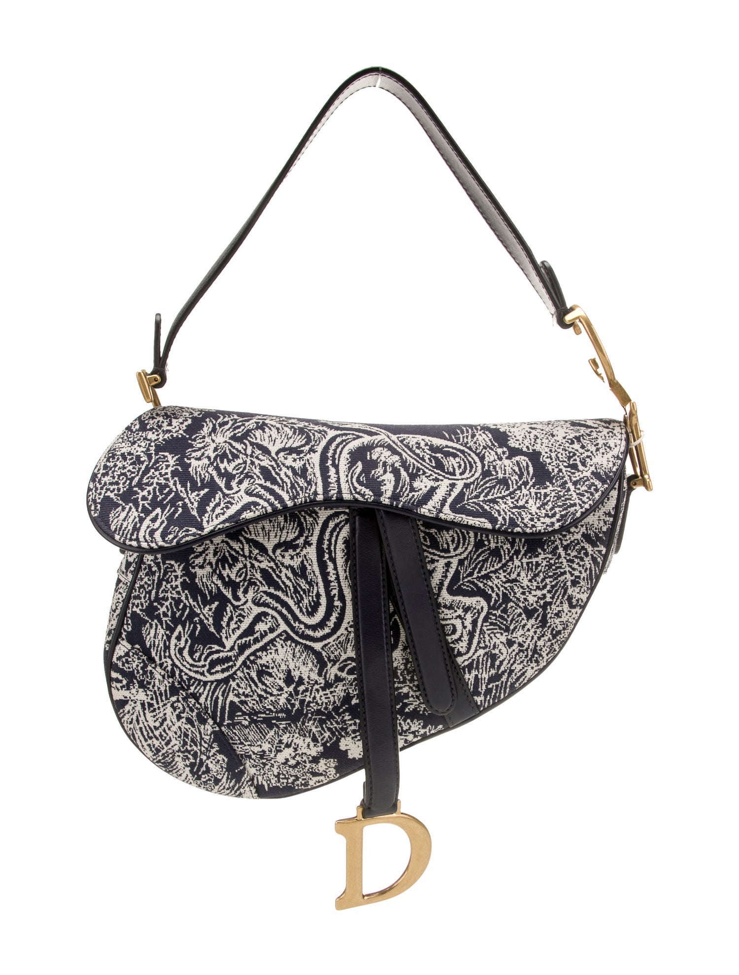 Christian Dior Canvas Saddle