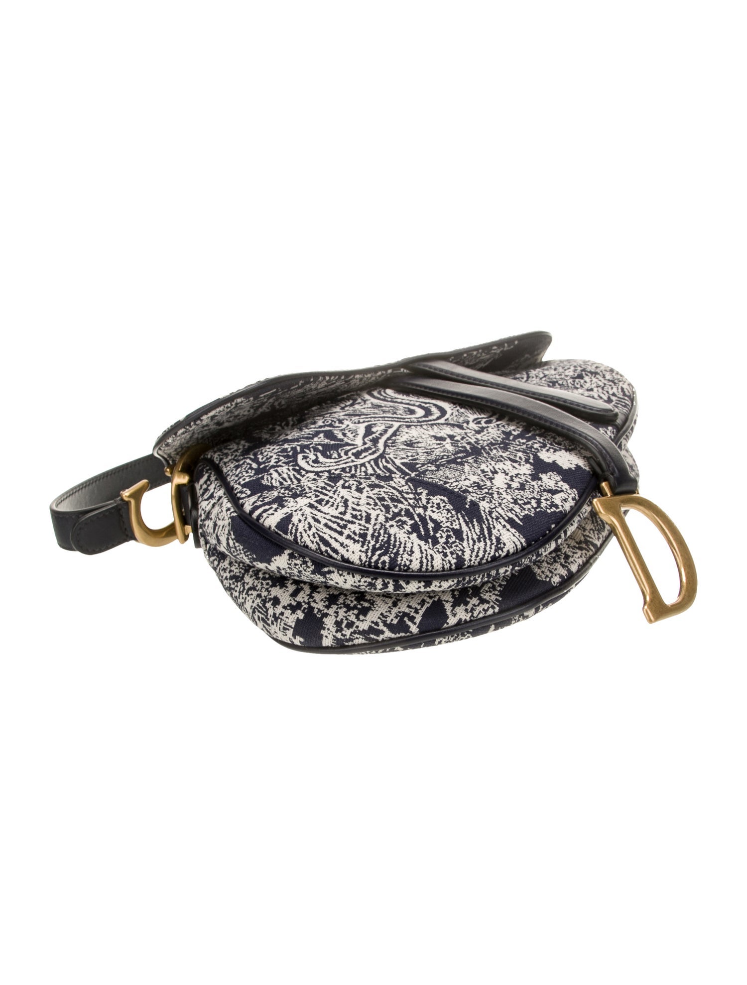 Christian Dior Canvas Saddle