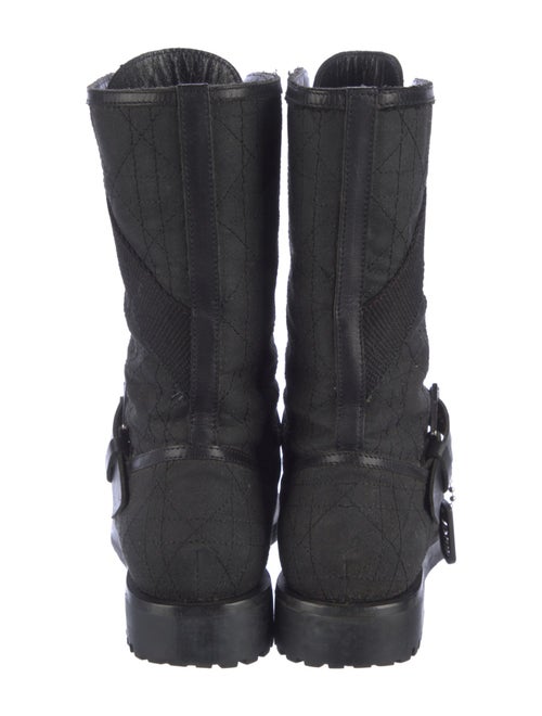 Christian Dior Canvas Combat Boots