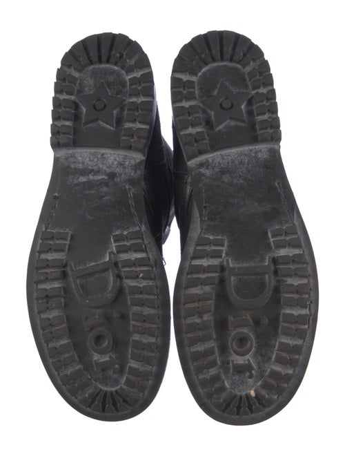 Christian Dior Canvas Combat Boots