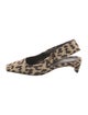 Christian Dior Animal Print Slingback Pumps