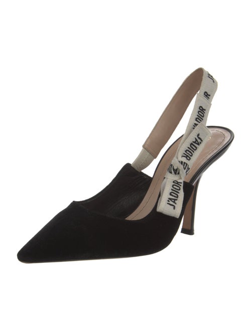 Christian Dior Velvet Slingback Pumps