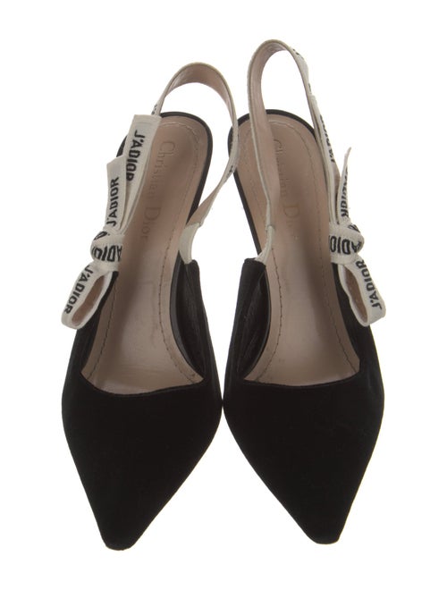 Christian Dior Velvet Slingback Pumps