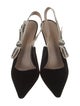 Christian Dior Velvet Slingback Pumps
