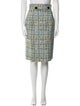 Christian Dior Printed Knee-Length Skirt