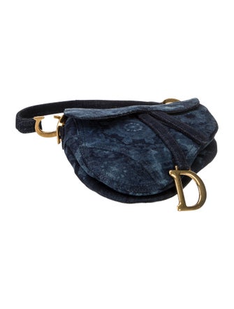 Christian Dior Denim Saddle