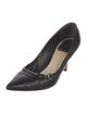 Christian Dior Cannage Pattern Leather Pumps