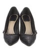 Christian Dior Cannage Pattern Leather Pumps