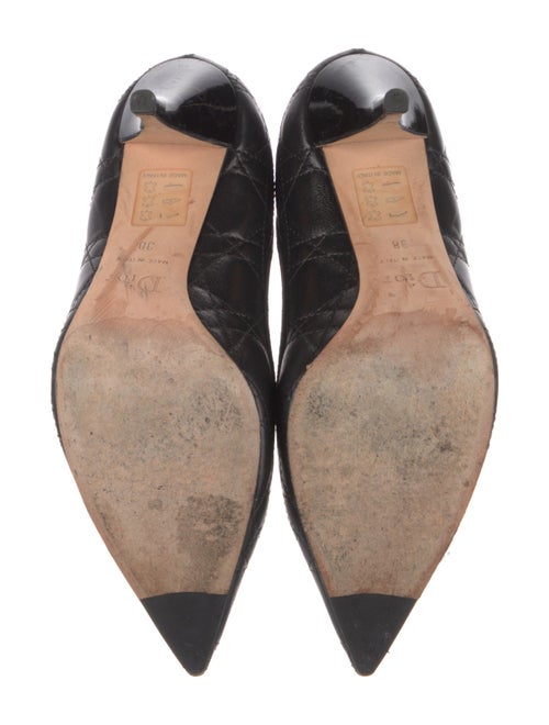 Christian Dior Cannage Pattern Leather Pumps