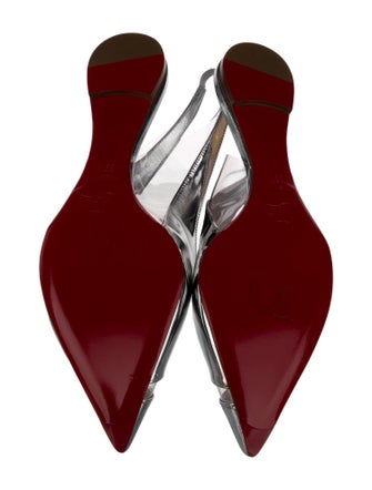 Christian Louboutin Patent Leather Slingback Flats