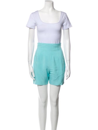 Christian Dior Silk Pleated Accents Skirt Set