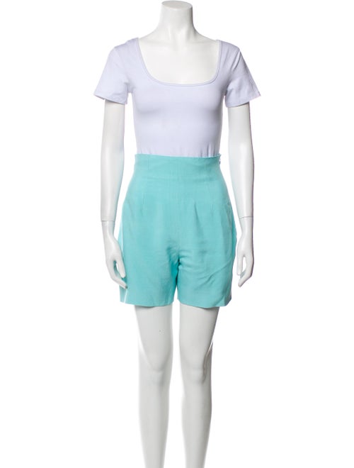 Christian Dior Silk Pleated Accents Skirt Set