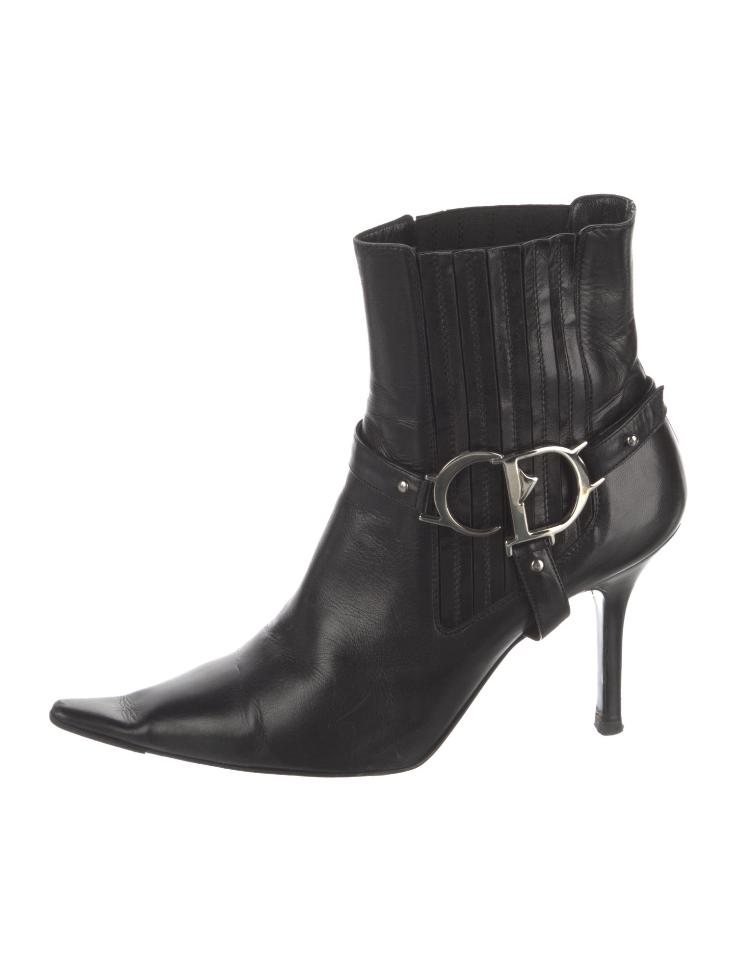 Christian Dior Leather Rain Boots