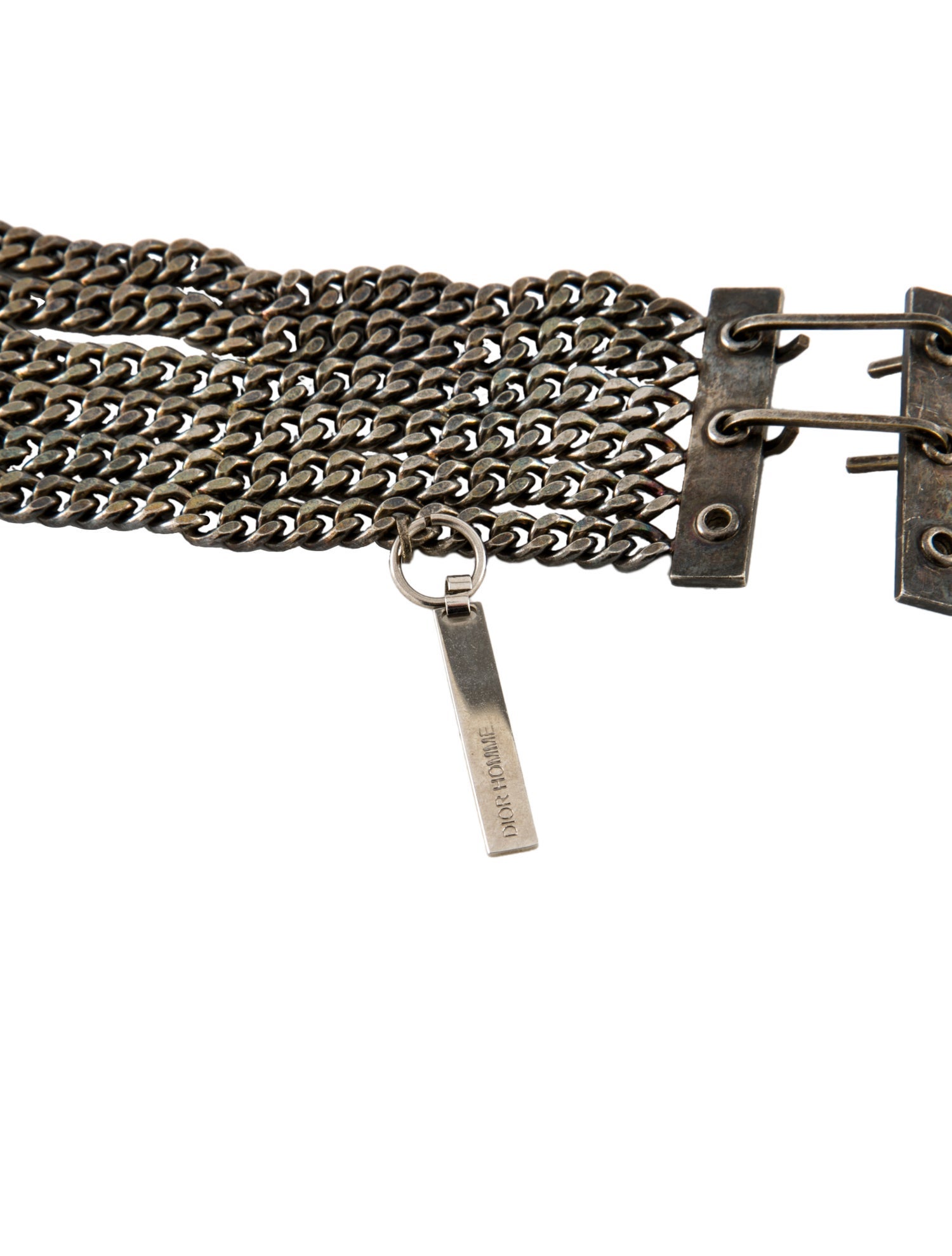 Dior Homme Vintage 2004 Waist Belt - Silver Belts, Accessories