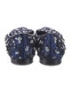 Christian Dior Patterned Sequin Embellishments Loafers