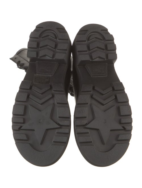 Christian Dior Leather Lace-Up Boots