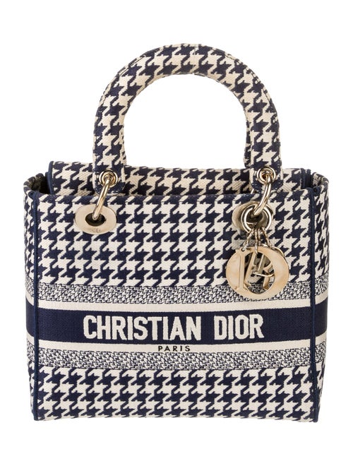 Christian Dior Canvas Top Handle Bag Medium