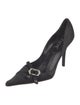 Christian Dior Satin Bow Accents Pumps