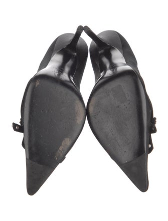 Christian Dior Satin Bow Accents Pumps