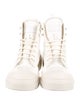 Christian Dior Canvas Combat Boots