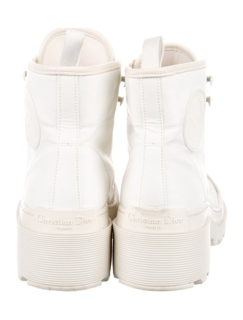 Christian Dior Canvas Combat Boots