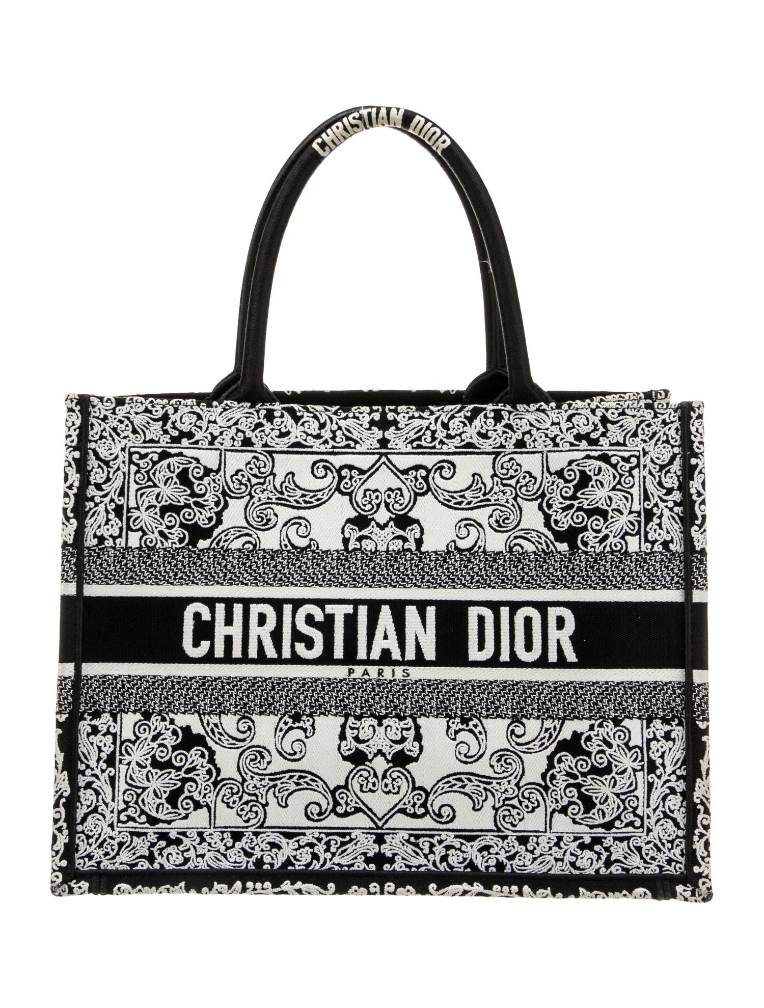 Christian Dior Canvas Paisley Book Tote Medium 2022