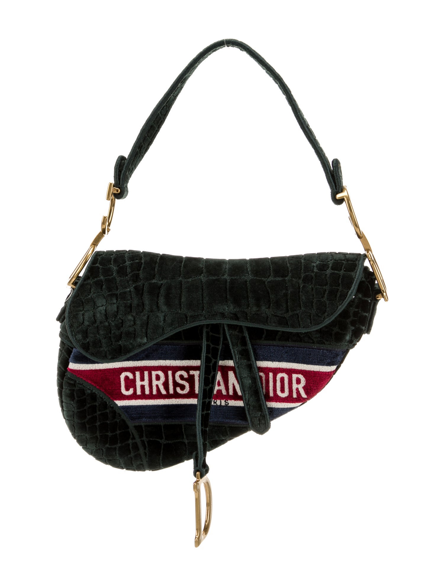 Christian Dior Velvet Saddle