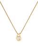 Christian Dior Vintage Crystal Teardrop Pendant Necklace