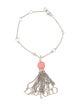 Christian Dior Crystal, Resin, & Enamel Tassel Charm Bracelet