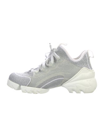 Christian Dior D-Connect 'Silver Glitter' Chunky Sneakers