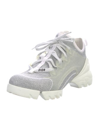 Christian Dior D-Connect 'Silver Glitter' Chunky Sneakers