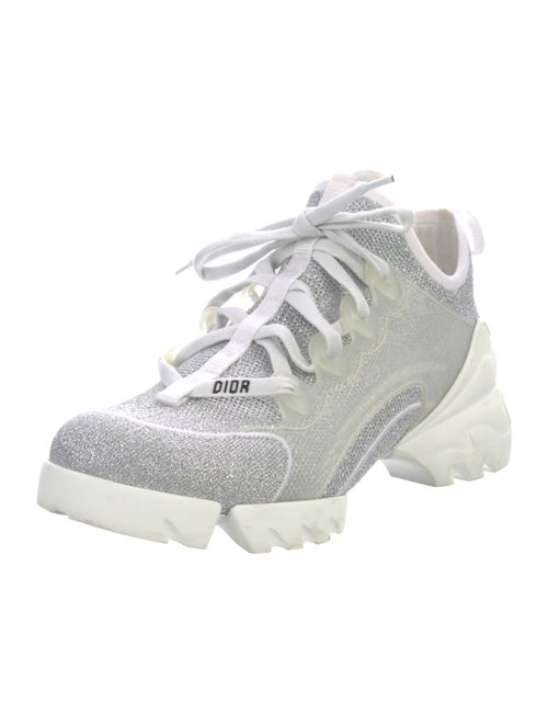 Christian Dior D-Connect 'Silver Glitter' Chunky Sneakers
