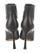 Christian Dior Leather Cutout Accent Boots