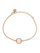 Christian Dior Crystal CD Charm Link Bracelet