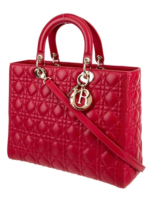 Christian Dior Cannage Lady Dior Large
