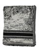 Christian Dior Toile de Jouy Scotland Throw Blanket