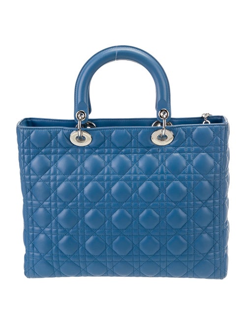 Christian Dior Large Cannage Lady Dior Bag