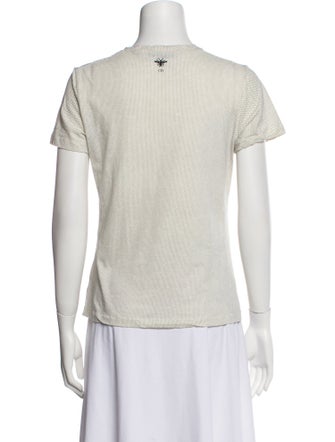 Christian Dior Graphic Print Crew Neck T-Shirt