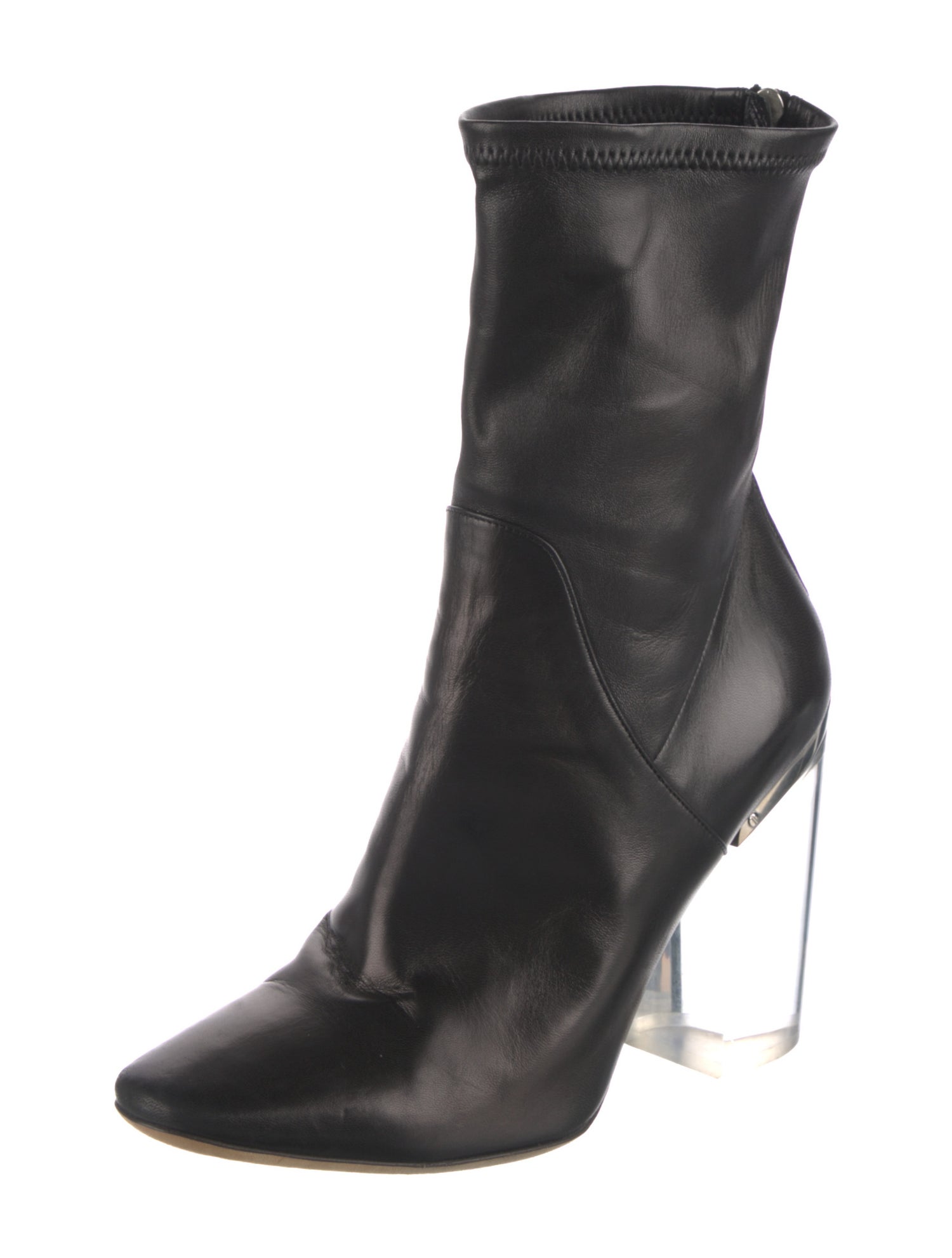 Christian Dior Leather Sock Boots