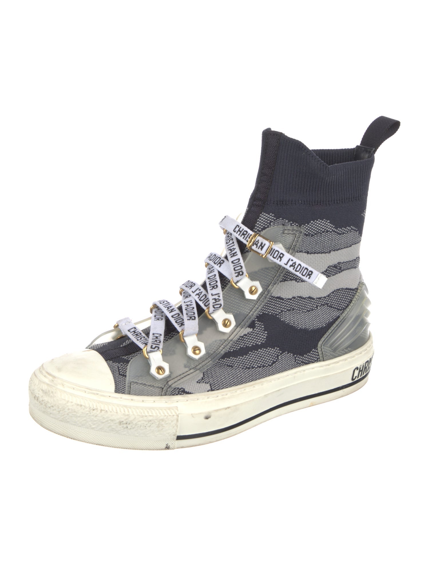 Christian Dior Camouflage Print Sneakers