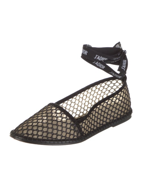 Christian Dior Mesh Accents Flats